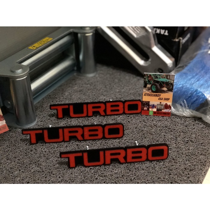 Turbo rugger taft rocky feroza logo Emblems Imported | Shopee Singapore