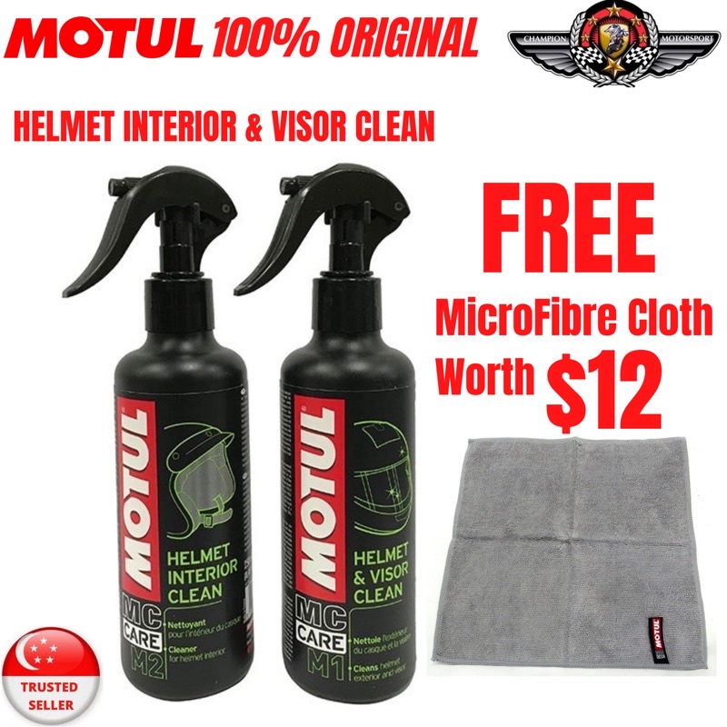 Motul helmet 2024 care pack