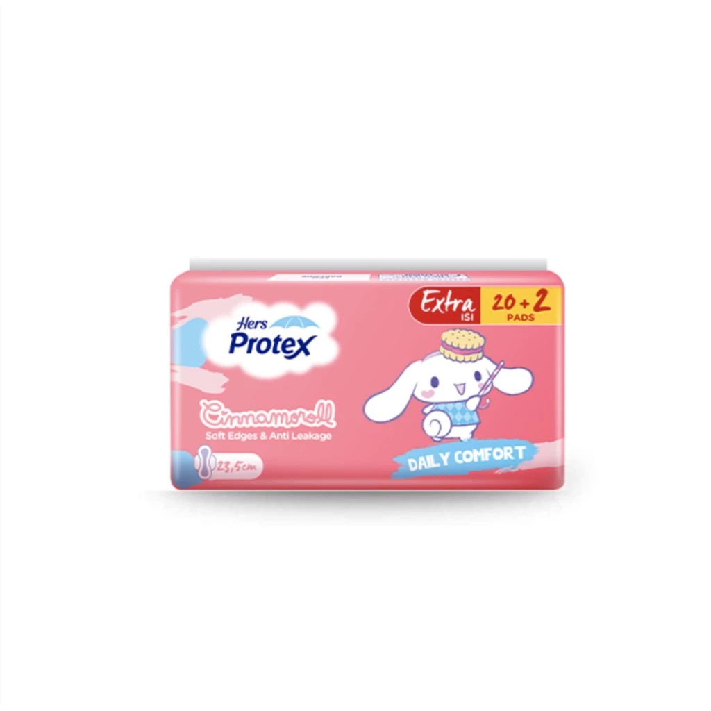 Hers Protex Daily Comfort Day Pembalut Wanita Cinnamoroll Bag Isi 20 + 2 Pcs - Gambar 3