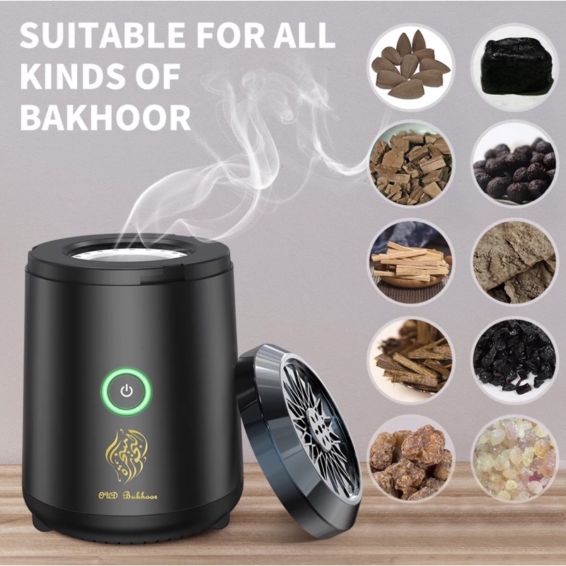 [SG LOCAL SELLER] Portable Electric Bukhoor Burner / Bakhoor Incense