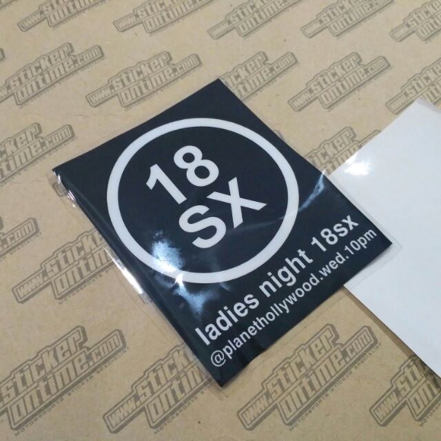 Car Sticker Ladies Night 18SX myvi vios city almera jazz altis hilux ...