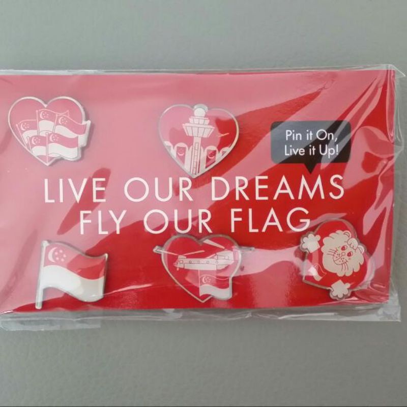 NDP 2010 Limited Edition Pins - Our Dream Fly Our Flag (Complete Set ...