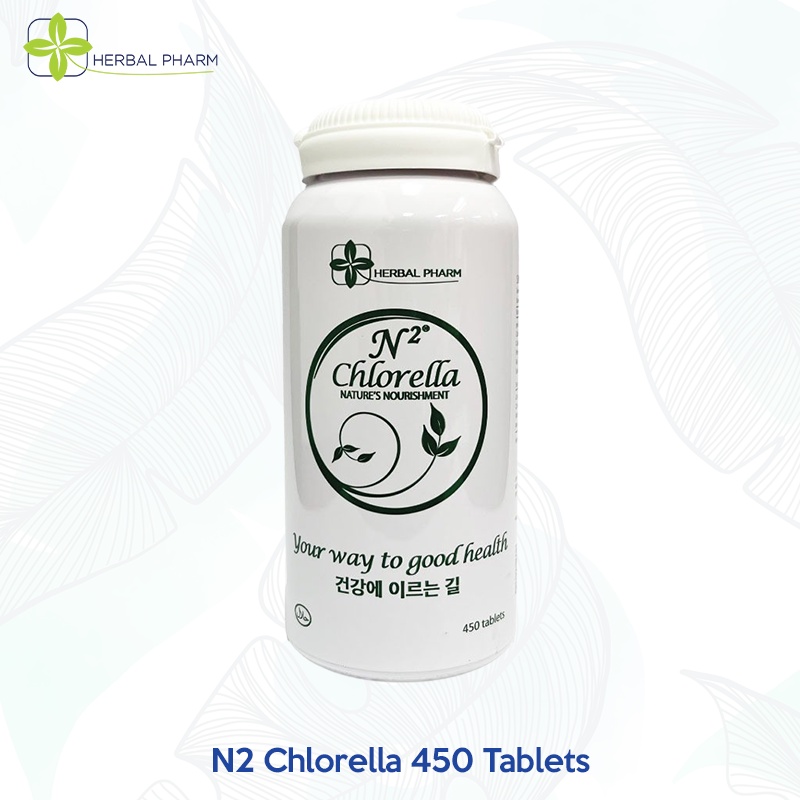 Herbal Pharm N2 Chlorella 450 Tablets, Detox and Weight Management