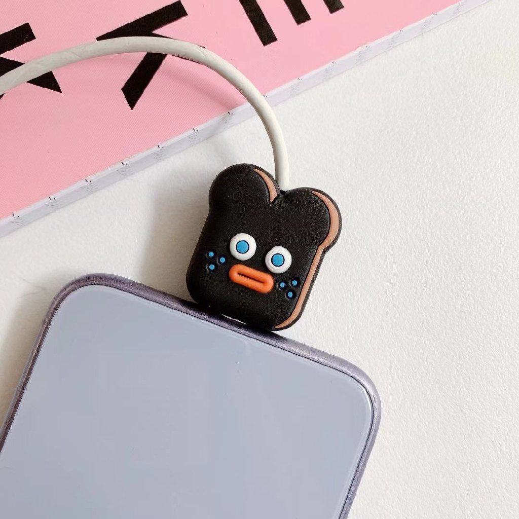 Korean Cute Cartoon Animal Cable Protector for Iphone Usb Cable Bite ...