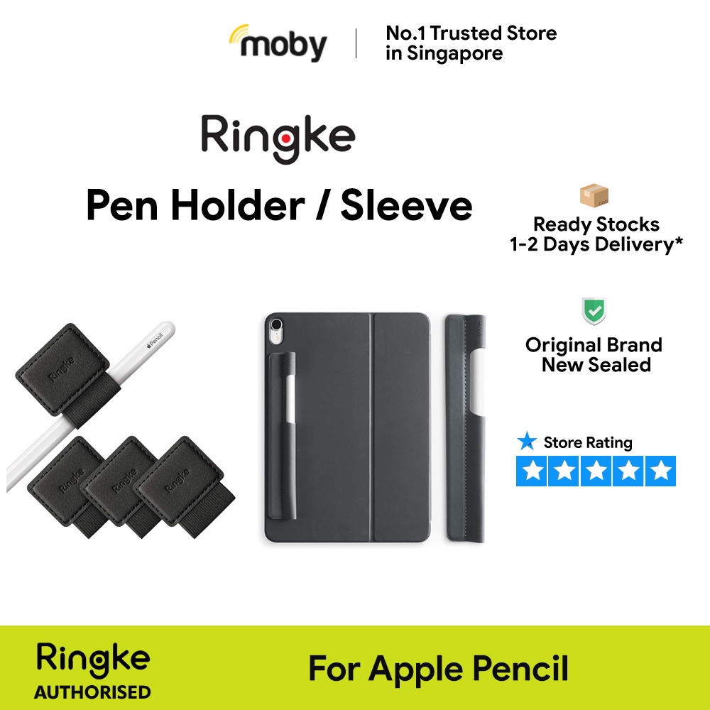 Ringke Apple Pencil Case [2 Pack] Pen Holder / [1 PC] Pen Sleeve