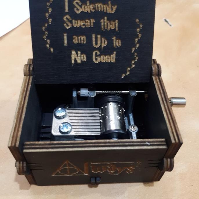 Harry potter music box, harry potter music box, BLACK EDITION Shopee