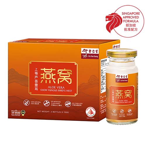 Eu Yan Sang Aloe Vera Snow Fungus Bird's Nest 150ml x 2 Bottles