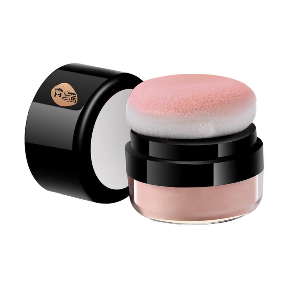 Coral Pink Blush Powder Face Makeup Air Cushion Blusher for Girls and
