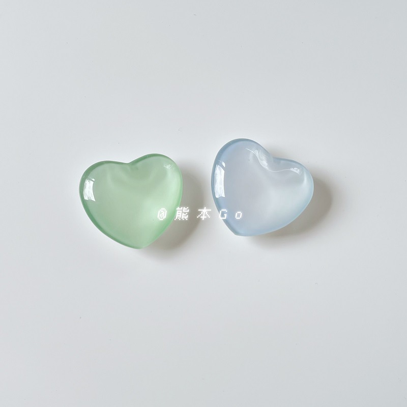 Airbag Mobile Phone Holder ins Three-Dimensional Heart-Shaped Crystal Creative Unique Love Cute Small