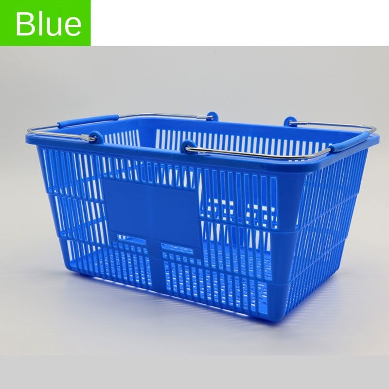 Shopping Basket Basket Iron Handle Shopping Basket Vegetables Basket
