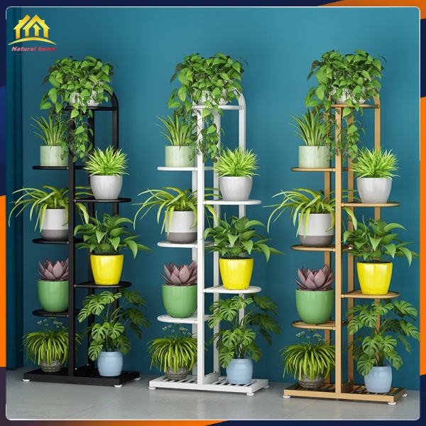 【Ready stock】 Flower Pot Rack Multi-storey Household Indoor Balcony ...