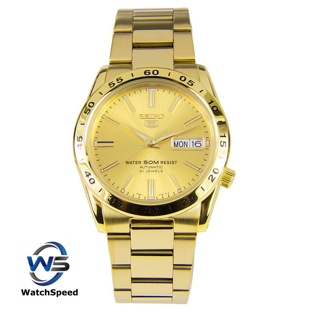 Gold seiko solar on sale watch