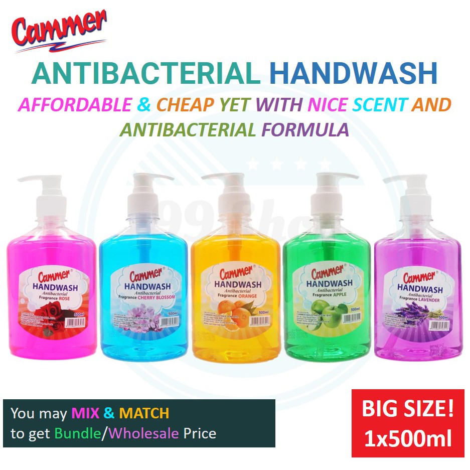 Cammer Hand Wash Liquid Soap Antibacterial with Nice Fragrance