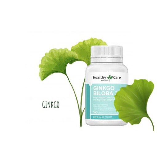 Ginkgo Biloba Brain Supplement Food 100 Australia Imported Tablets
