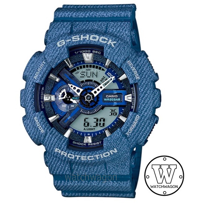 G shock sale ga 110 blue