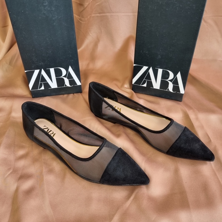 Zara store flat shoes