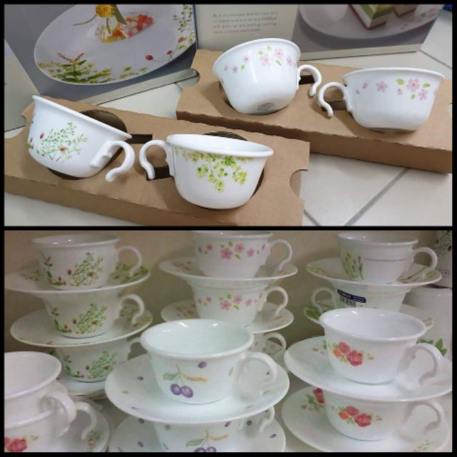 Corelle cups 2024 and saucers