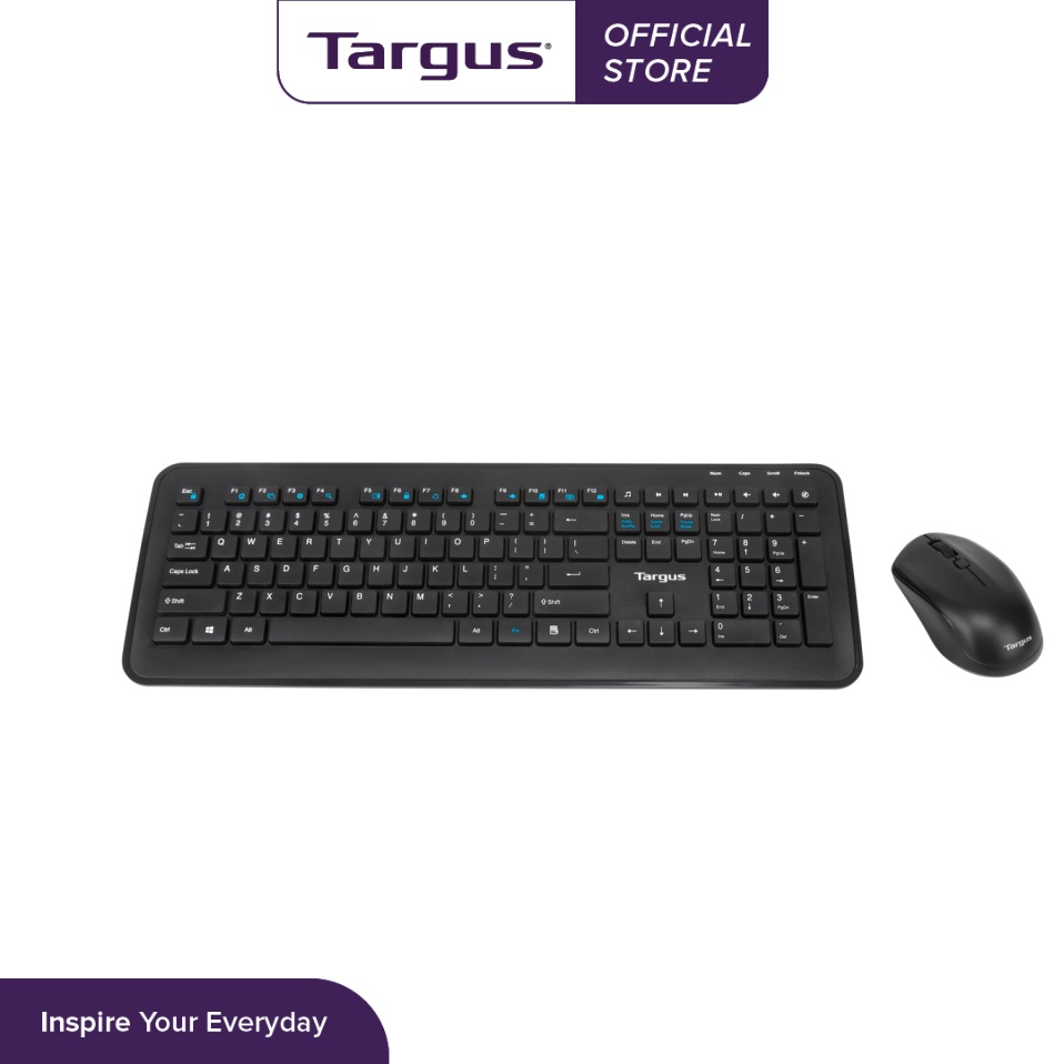 Targus KM610 Wireless Keyboard & Mouse Combo AKM610AP Shopee Singapore