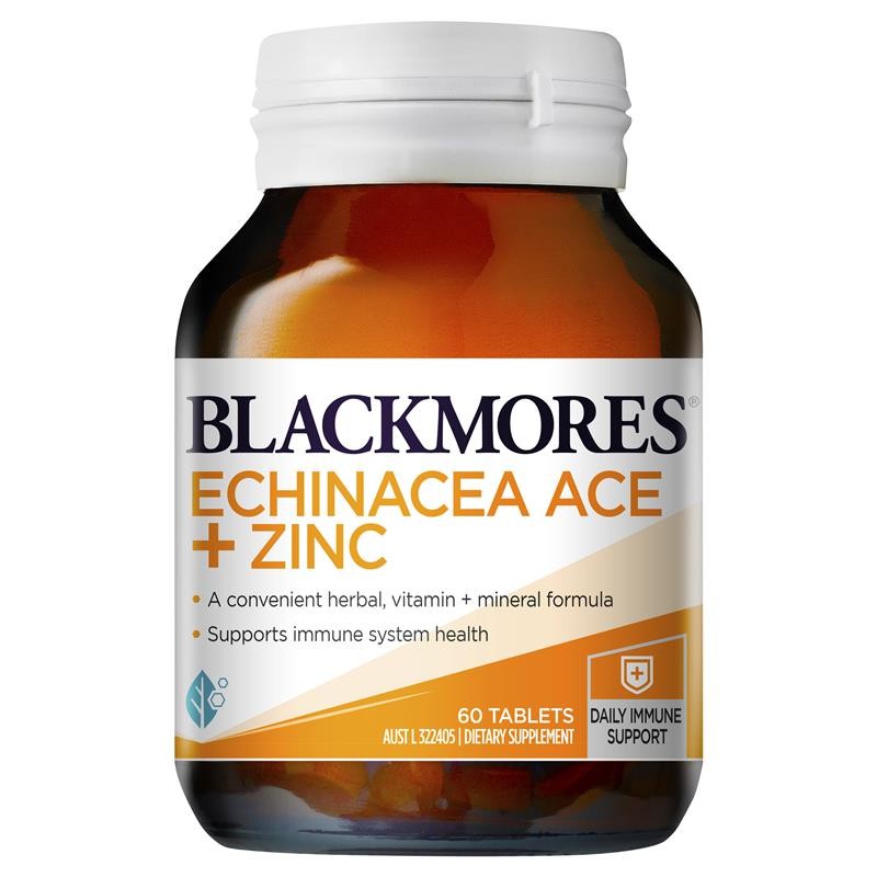 Blackmores Echinacea ACE + Zinc 60 Tablets Shopee Singapore