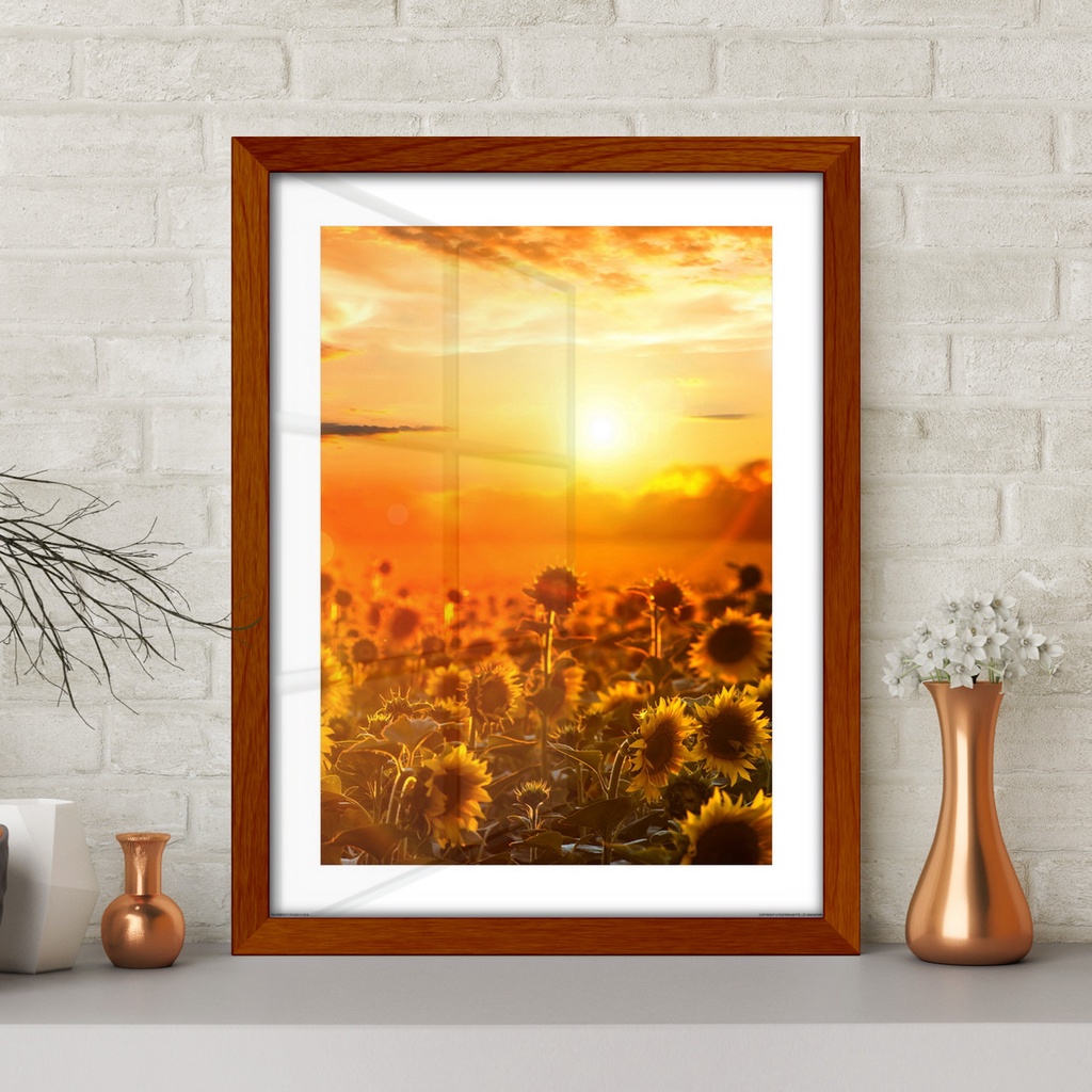 Feng Shui Fire Sunset Sunflower Passion Emotion And Energy Art