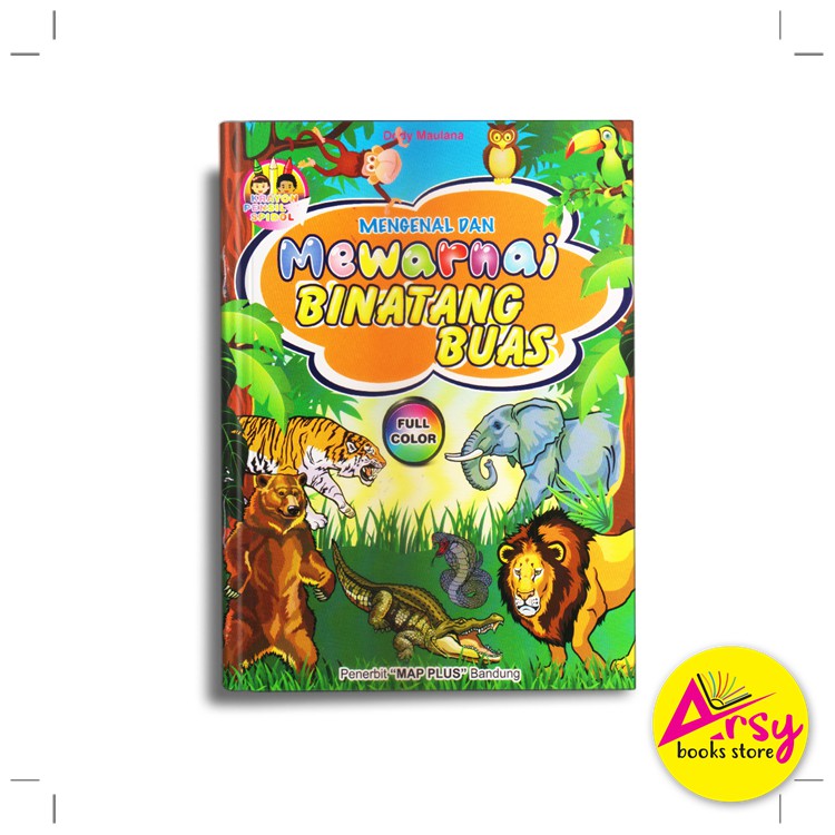 Coloring Book Know & Coloring Animals BUAS Arsy Book | Shopee Singapore