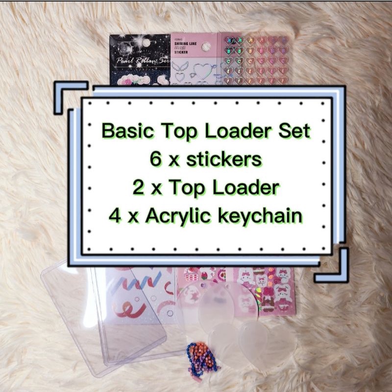 Toploader Beginner set Korean Style ins sticker decorative | Shopee ...