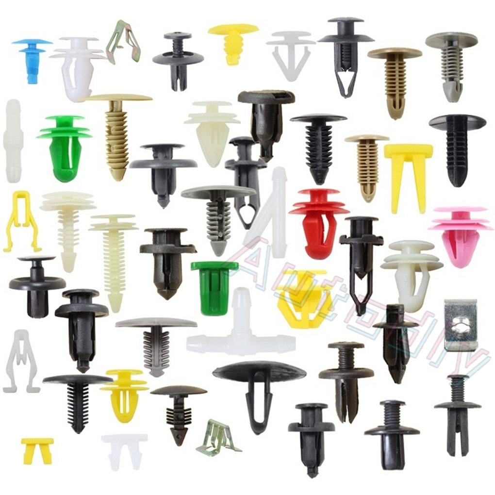 Hot 50/100/200PCS Clip Rivet Mixed Auto Fastener Vehicle Car Bumper ...