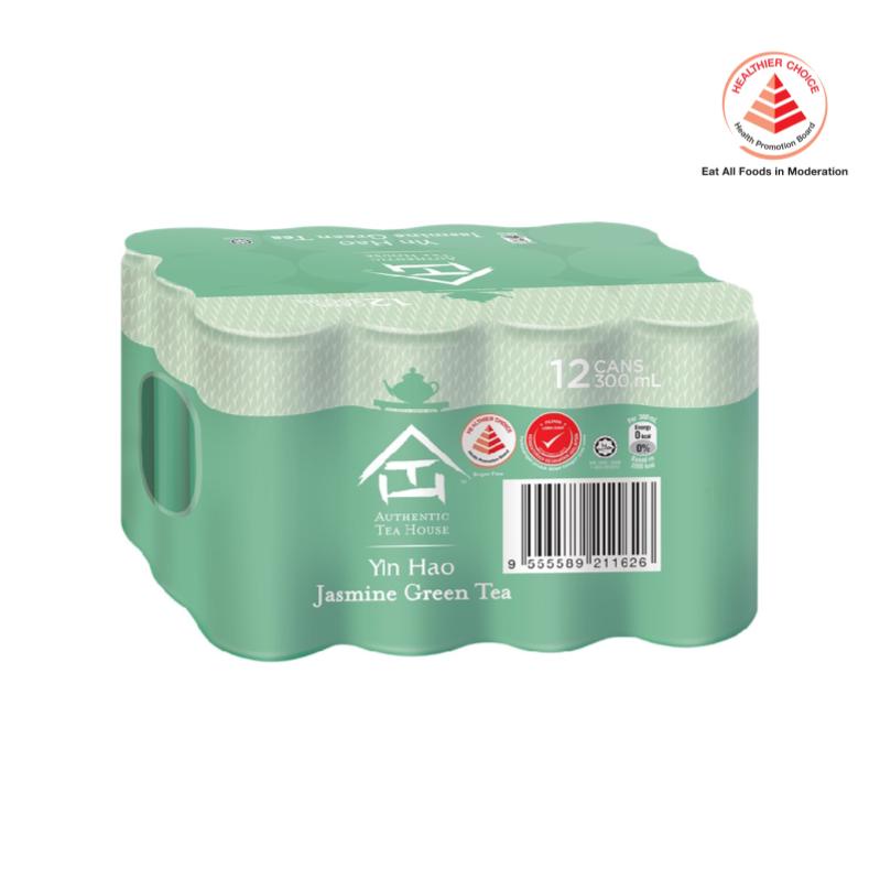 Authentic Tea House Yin Hao Unsweetened Jasmine Green Tea (12 X 300Ml) Case (Halal) Shopee