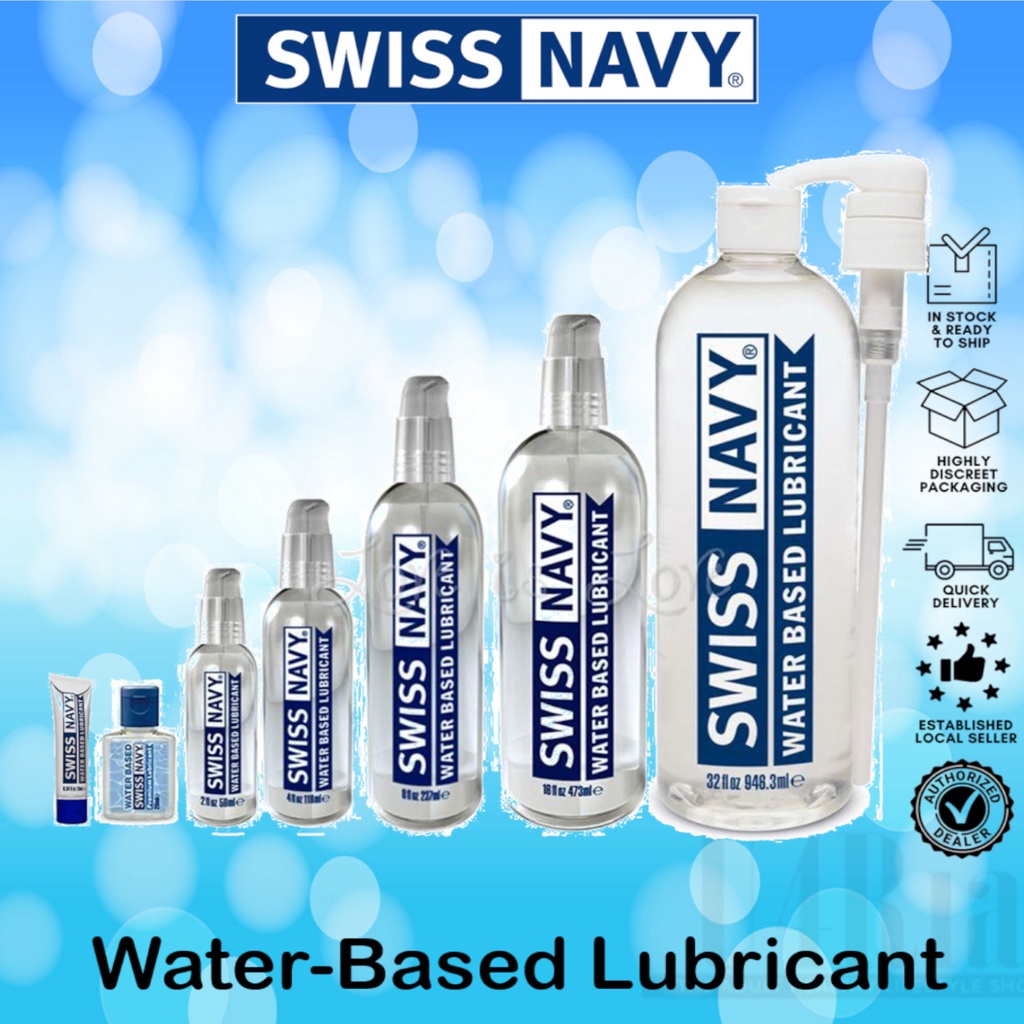 Swiss Navy Premium Water-Based Lubricant 2 oz or 4 oz or 8 oz or 16 oz or 32  oz | Shopee Singapore