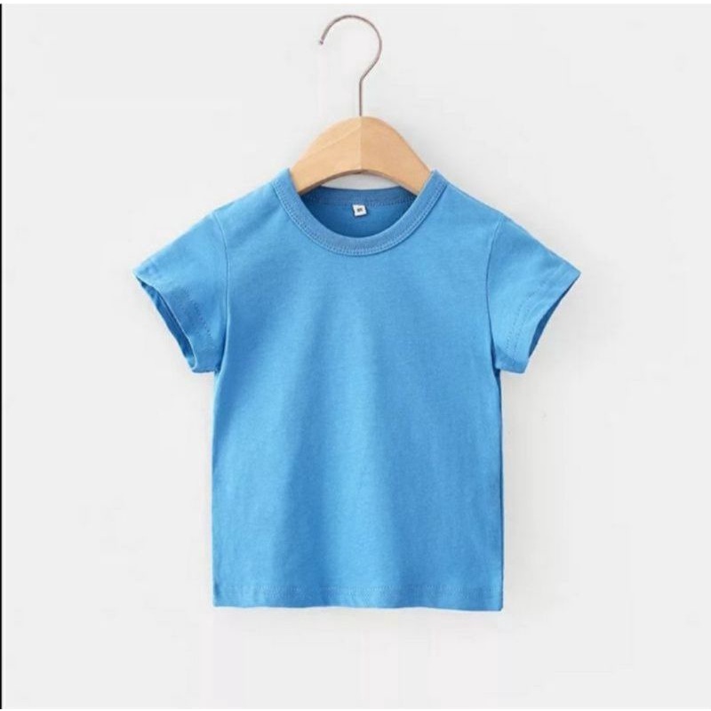 Unisex Children's Plain TShirts Boys/Girls Crewneck Children Aged 210