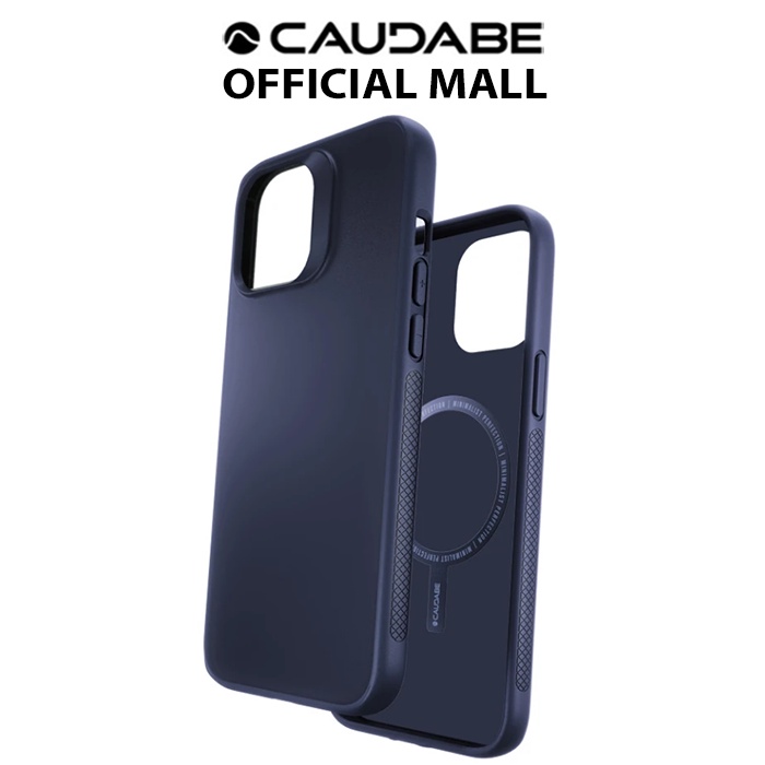 Caudabe Synthesis with Magsafe Navy Phone Case for iPhone 13 Pro