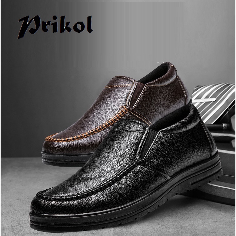 Spring Fashion Men Formal Slip On Shoes Business British Style