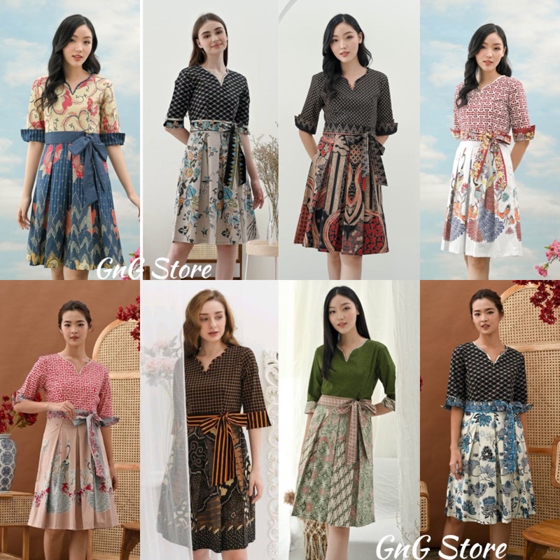 Modern batik 2024 dress design