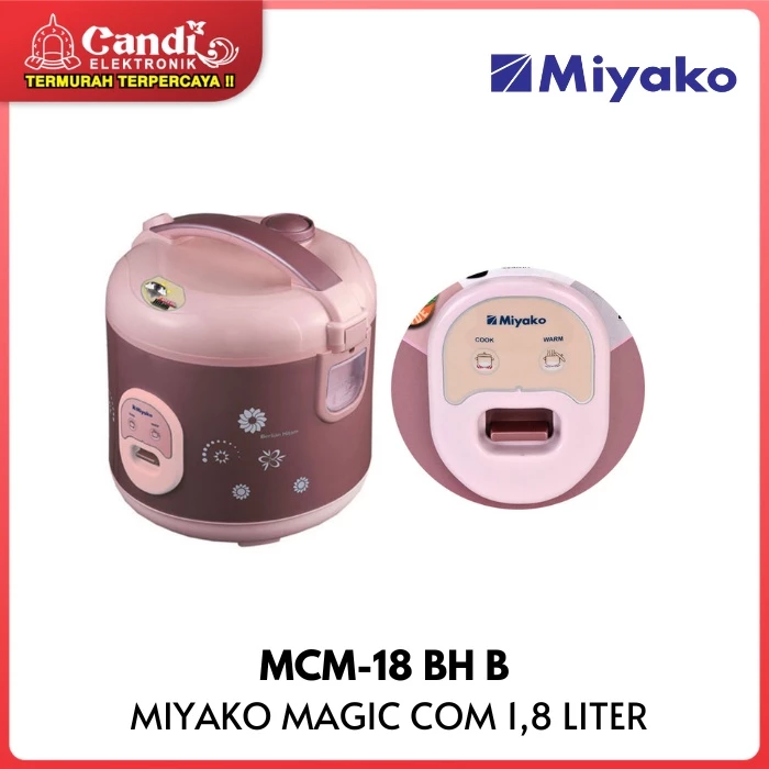 MIYAKO Magic Warmer Rice Cooker 1,8 Liter MCM-18 BH B - Gambar 4