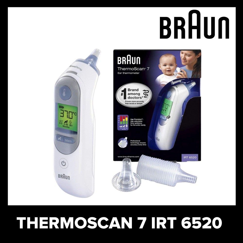 Braun ear thermometer deals 6520