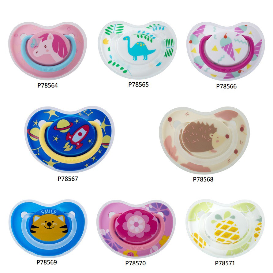 Crazy Baby *** Pigeon Colorful Series Pacifier L Size 8 Styles ...