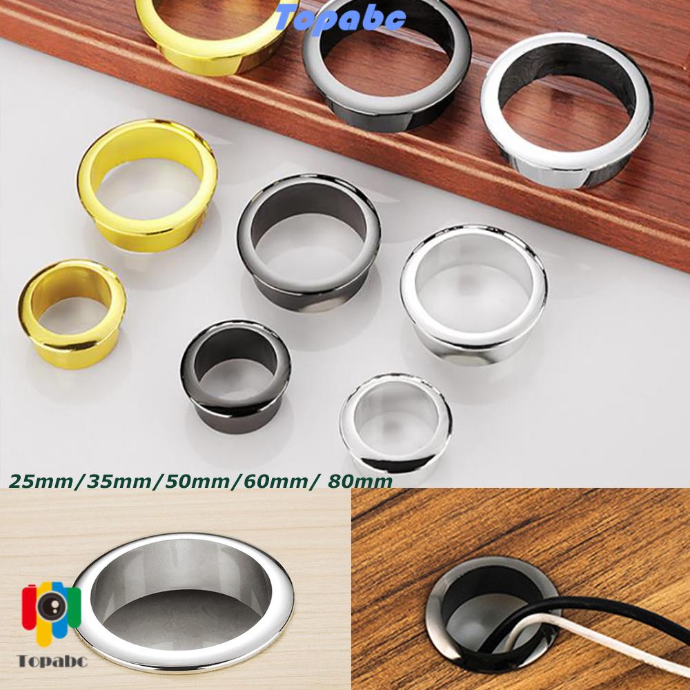 TOP Tidy Wire Hole Cover Hardware Line Box Computer Grommet Office Organizer Round Cable Clamp Practical Buckle Line Desk Table Cable Fastener/Multicolor