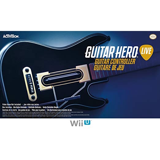 Wii U Guitar Hero Guitar Controller Shopee Singapore