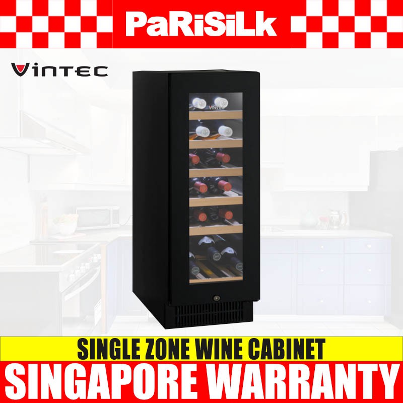 Vintec 35 bottle single zone wine cabinet discount vws035sba