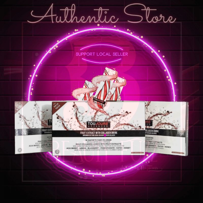 [SG LOCAL SELLER] TOUJOURS ADVANCED FRUITS EXTRACT WITH COLLAGEN VITAMIN C