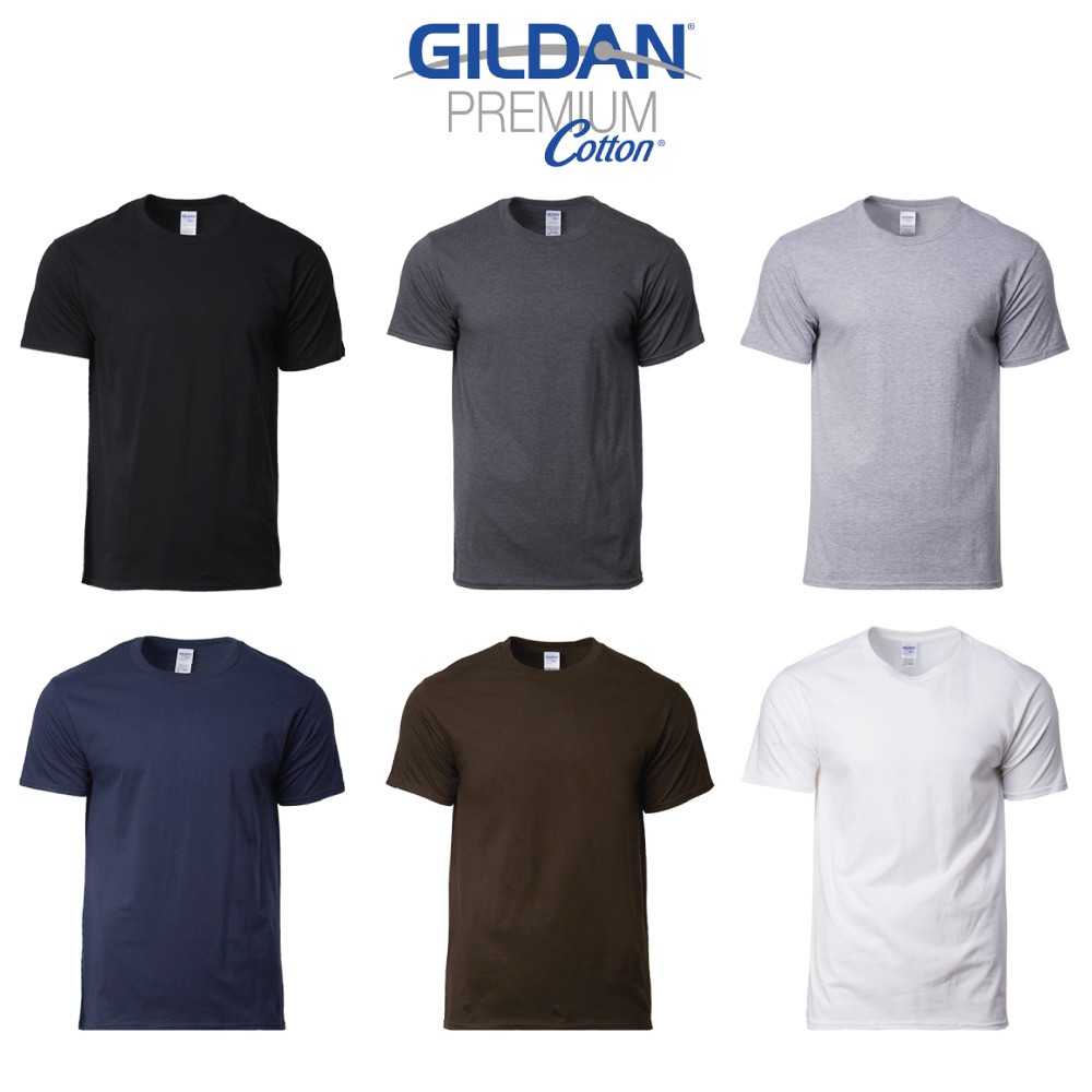 Gildan Premium Cotton 76000 Plain Round Neck Tshirt - Unitee Singapore ...