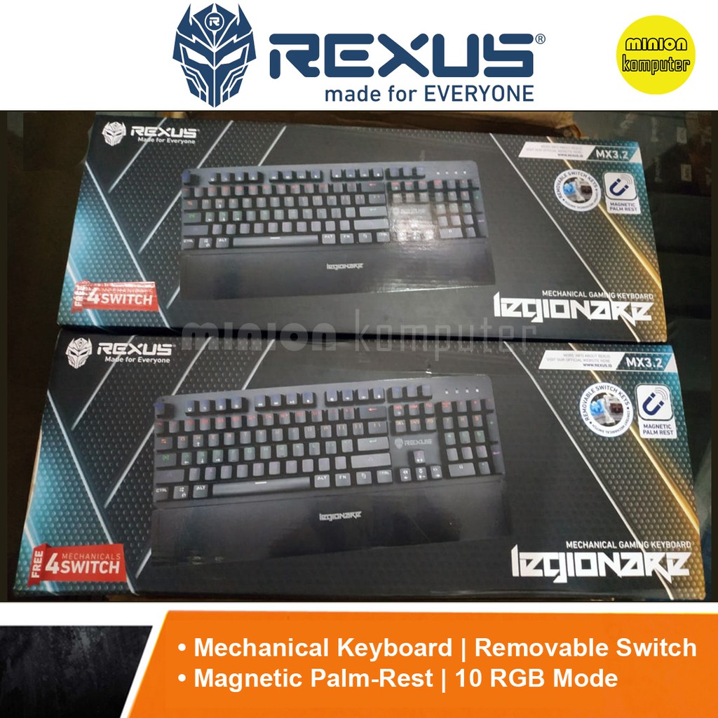 Rexus Mechanical Legionare MX3.2 Gaming Keyboard | Shopee Singapore