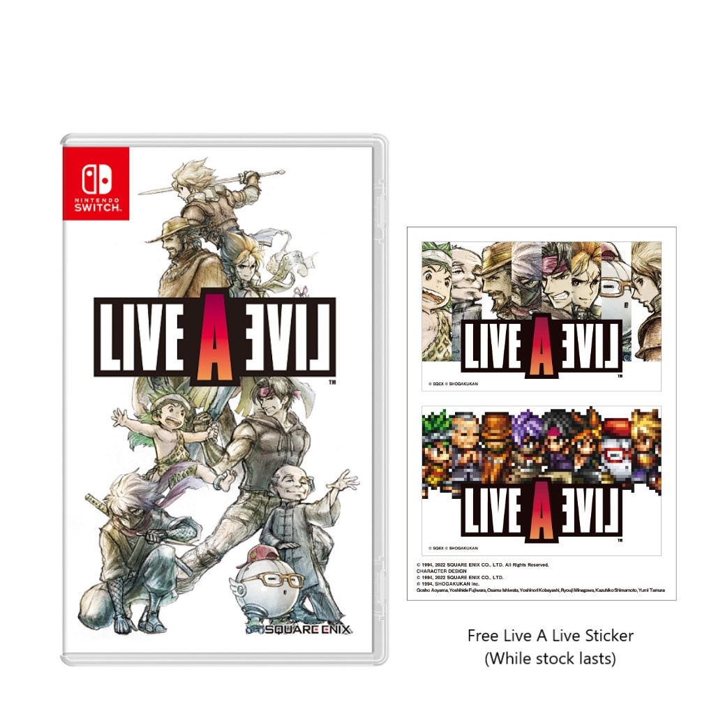 Nintendo Switch LIVE A LIVE Nintendo Switch Live A Live - Nintendo Switch | Shopee Singapore