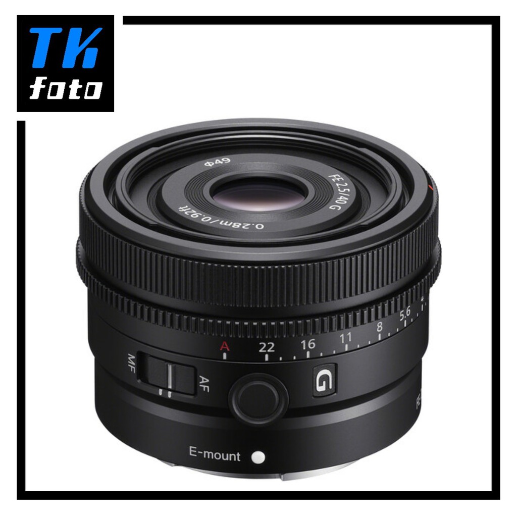 Sony FE 40mm F2.5 G (SEL40F25G) | Shopee Singapore