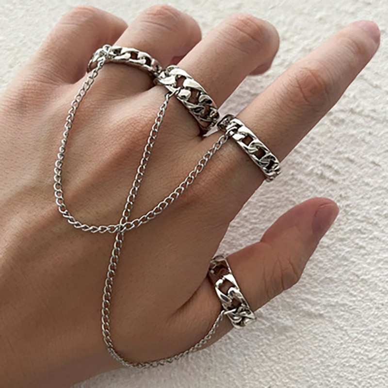 Chain hot sale ring women