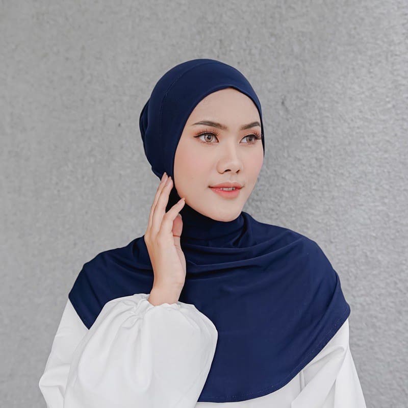 Disa Hijab - Ciput ninja Uro resleting/inner hijab polos - Gambar 2
