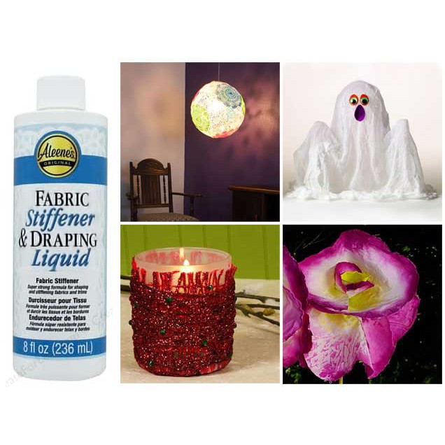 Aleenes Fabric Stiffener & Draping Liquid (236ML) For Shaping and