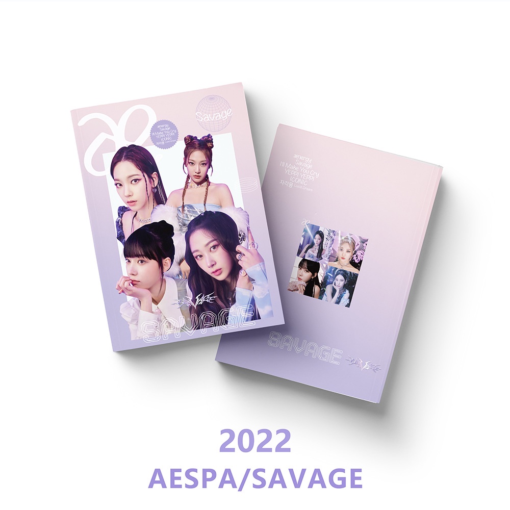 Kpop aespa Savage - The 1st Mini Album Photo Album Book (READY STOCK ...