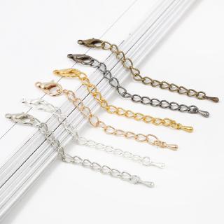 Double Lobster Clasp Extender Double Claw Connector Bracelet Extension Clasp Small Bracelet Extender Necklace Shortener Clasp for DIY Jewelry Making