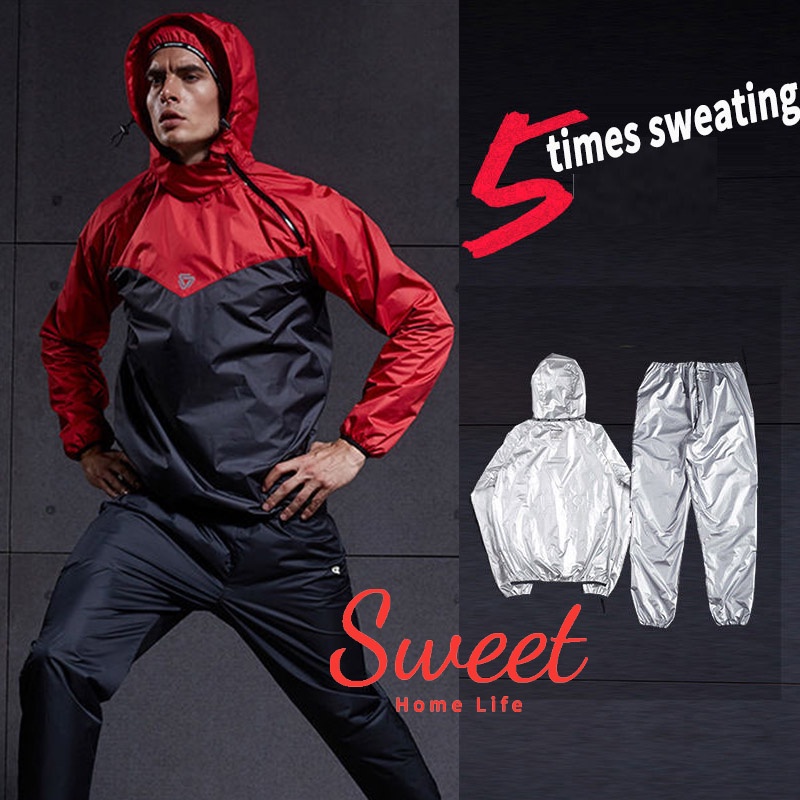 Fitness Loss Weight Sauna Suit Sauna Jacket Sweat Suit Tracksuit